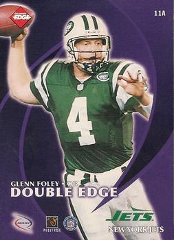 1998 Collector's Edge Odyssey - Double Edge #11a Doug Flutie / Glenn Foley Back