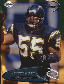 1998 Collector's Edge Odyssey - HoloGold (Level 2) #127 Junior Seau Front