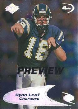 1998 Collector's Edge Odyssey - Previews #246 Ryan Leaf Front