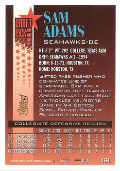 1994 Topps #161 Sam Adams Back