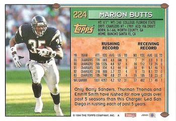 1994 Topps #224 Marion Butts Back