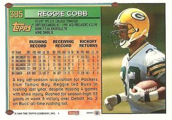 1994 Topps #385 Reggie Cobb Back