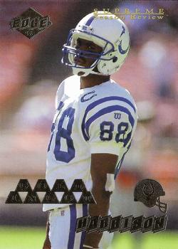 1998 Collector's Edge Supreme Season Review - Gold Ingot #73 Marvin Harrison Front