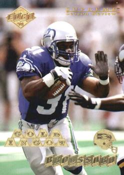 1998 Collector's Edge Supreme Season Review - Gold Ingot #166 Steve Broussard Front
