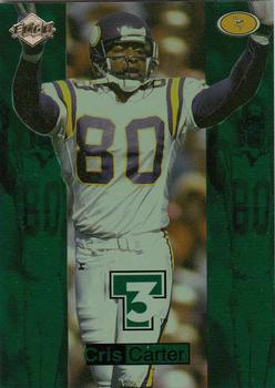 1998 Collector's Edge Supreme Season Review - Triple Threat (T3) #16 Cris Carter Front