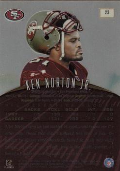 1998 Finest - No-Protectors #23 Ken Norton Jr. Back