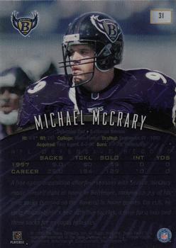 1998 Finest - No-Protectors #31 Michael McCrary Back