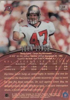 1998 Finest - No-Protectors Refractors #68 John Lynch Back