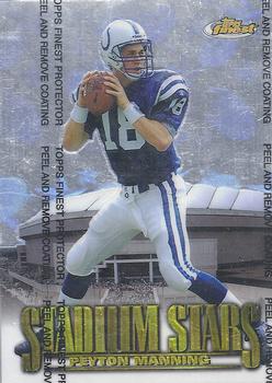 1998 Finest - Stadium Stars Jumbos #SS9 Peyton Manning Front