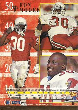 1994 Ultra #6 Ron Moore Back