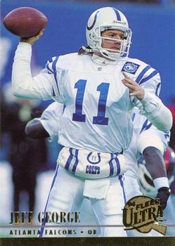 1994 Ultra #14 Jeff George Front