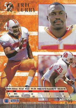 1994 Ultra #299 Eric Curry Back