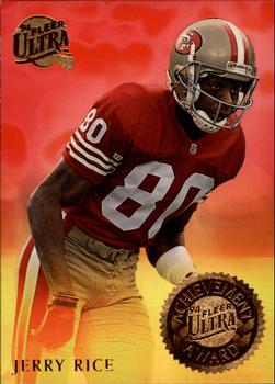 1994 Ultra - Ultra Achievement Awards #5 Jerry Rice Front