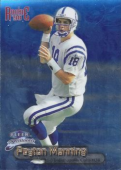 1998 Fleer Brilliants - Blue #120B Peyton Manning Front
