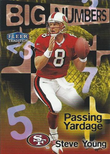 1998 Fleer Tradition - Big Numbers Redemption #5 Steve Young Front
