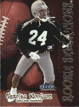 1998 Fleer Tradition - Rookie Sensations #15 RS Charles Woodson Front