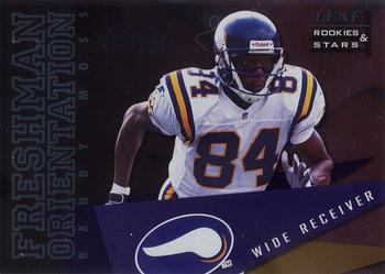 1998 Leaf Rookies & Stars - Freshman Orientation #19 Randy Moss Front