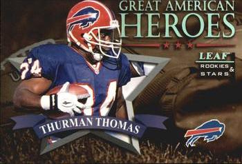 1998 Leaf Rookies & Stars - Great American Heroes #19 Thurman Thomas Front