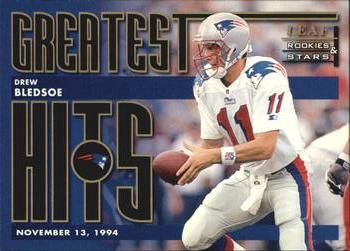 1998 Leaf Rookies & Stars - Greatest Hits #7 Drew Bledsoe Front