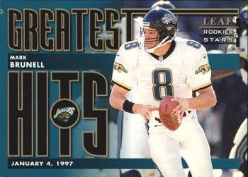 1998 Leaf Rookies & Stars - Greatest Hits #8 Mark Brunell Front