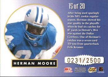 1998 Leaf Rookies & Stars - Greatest Hits #15 Herman Moore Back