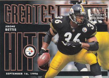 1998 Leaf Rookies & Stars - Greatest Hits #19 Jerome Bettis Front