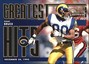 1998 Leaf Rookies & Stars - Greatest Hits #20 Isaac Bruce Front