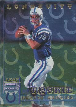 1998 Leaf Rookies & Stars - Longevity #233 Peyton Manning Front