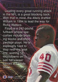 1994 Ultra - First Rounders #5 William Floyd Back