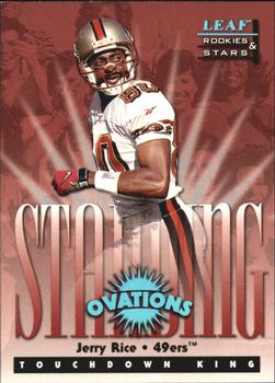 1998 Leaf Rookies & Stars - Standing Ovations #6 Jerry Rice Front