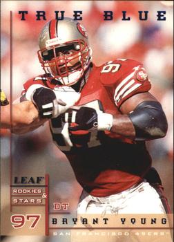 1998 Leaf Rookies & Stars - True Blue #4 Bryant Young Front