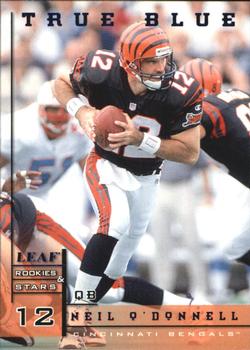 1998 Leaf Rookies & Stars - True Blue #38 Neil O'Donnell Front