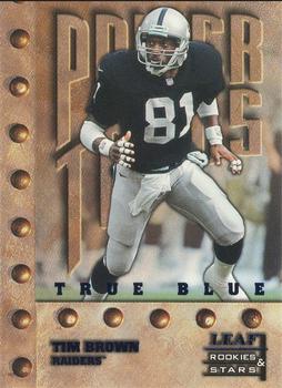 1998 Leaf Rookies & Stars - True Blue #263 Tim Brown Front