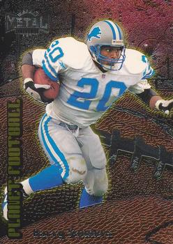 1998 Metal Universe - Planet Football #1 Barry Sanders Front