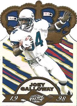 1998 Pacific - Gold Crown Die Cuts #33 Joey Galloway Front