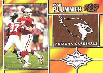 1998 Pacific - Team Checklists #1 Jake Plummer Front