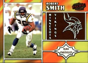 1998 Pacific - Team Checklists #16 Robert Smith Front