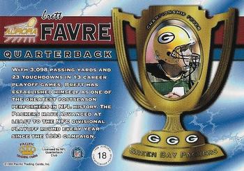 1998 Pacific Aurora - Championship Fever Red #18 Brett Favre Back