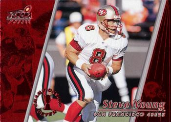 1998 Pacific Aurora - Championship Fever Red #43 Steve Young Front
