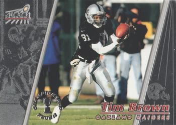 1998 Pacific Aurora - Championship Fever Silver #36 Tim Brown Front