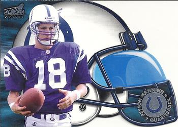 1998 Pacific Aurora - Face Mask Cel Fusions #9 Peyton Manning Front