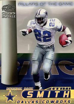 1998 Pacific Crown Royale - Pillars of the Game #4 Emmitt Smith Front