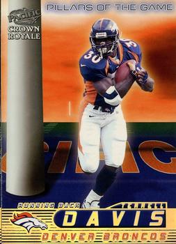 1998 Pacific Crown Royale - Pillars of the Game #5 Terrell Davis Front