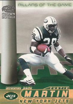 1998 Pacific Crown Royale - Pillars of the Game #16 Curtis Martin Front