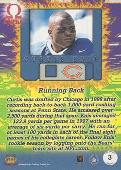 1998 Pacific Omega - Online #3 Curtis Enis Back