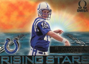 1998 Pacific Omega - Rising Stars #11 Peyton Manning Front