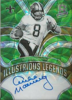 2022 Panini Spectra - Illustrious Legends Neon Green #ILS-AMA Archie Manning Front