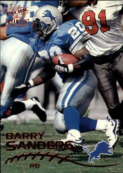 1998 Pacific Paramount - Copper #81 Barry Sanders Front