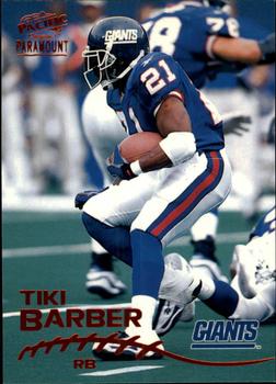 1998 Pacific Paramount - Copper #152 Tiki Barber Front