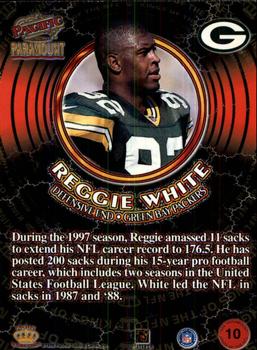 1998 Pacific Paramount - Kings of the NFL #10 Reggie White Back